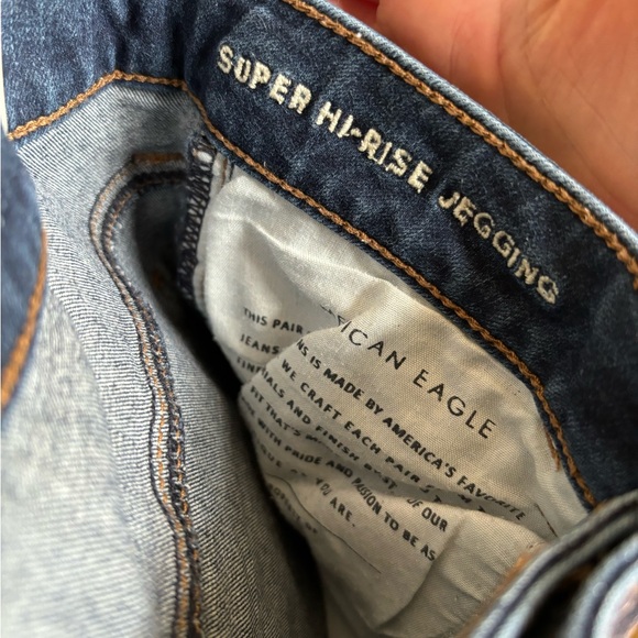 American Eagle, high waisted, next level stretch jagging. - Picture 4 of 6